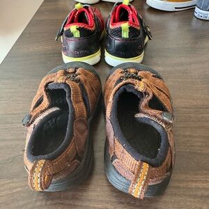 Keen sandal and Stride Rite Phibian sneaker/sandal